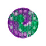 Multicolor Tie-dyed Circle Pop It Fidget Toy Push Pop Bubble Sensory Fidget Toy Stress Relief For Kids & Adult