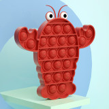 Rainbow Octopus Crab Pop It Fidget Toy Push Pop Bubble Sensory Fidget Toy Stress Relief For Kids & Adult