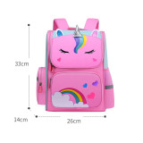 Primary School Backpack Cartoon Unicorn Rainbow Schoolbags For Kids