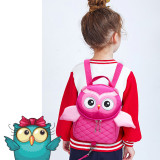 Kindergarten School Backpack Cartoon Owl Wing Waterproof Schoolbags For Toddlers Kids