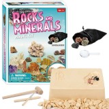 Crystal Gem Fossil Discovery Rock Dig Set Diy Science Education Kit Toys For Kids Teens