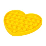 Rainbow Heart Push Pop It Fidget Toy Pop Bubble Sensory Fidget Toy Stress Relief For Kids & Adult