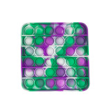 Tie-dyed Color Square Pop It Fidget Toy Push Pop Bubble Sensory Fidget Toy Stress Relief For Kids & Adult