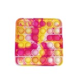 Tie-dyed Color Square Pop It Fidget Toy Push Pop Bubble Sensory Fidget Toy Stress Relief For Kids & Adult