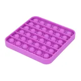 Rainbow Square Geometry Pop It Fidget Toy Push Pop Bubble Sensory Fidget Toy Stress Relief For Kids & Adult