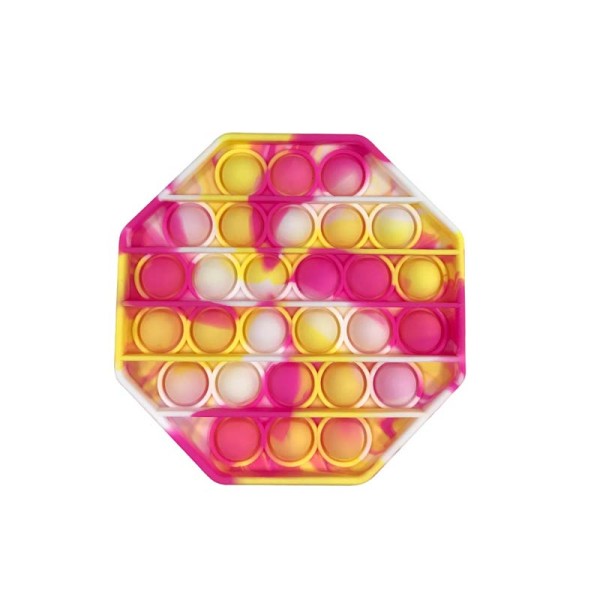 rainbow octagon pop it