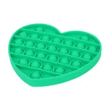 Rainbow Heart Push Pop It Fidget Toy Pop Bubble Sensory Fidget Toy Stress Relief For Kids & Adult
