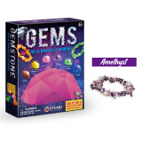 Mineral Gemstone Bracelet Discovery Dig Kit Science Education Toys For Kids Gifts