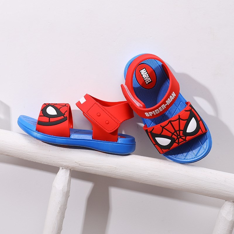 ANKIDS Fashion Kids Big Boys Closed Toe Spiderman Sandals 
