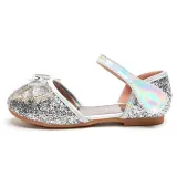 Kid Girl Glitter Jewelry Bowknot Princess Dress Shoes