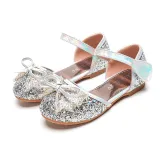 Kid Girl Glitter Jewelry Bowknot Princess Dress Shoes