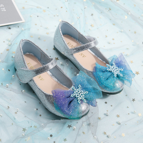 Kid Girl Glitter Bowknot Snow Princess Dress Shoes