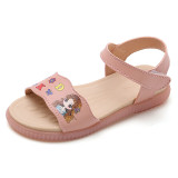 Kid Girl Prints Little Girl Butterfly Letters Open-Toed Sandals Shoes
