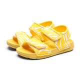 Kid Boy Girl Luminous Velcro Veins Outdoor Beach Sandals Shoes