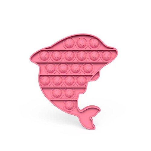 Rainbow Dolphin Pop It Fidget Toy Push Pop Bubble Sensory Fidget Toy Stress Relief For Kids & Adult