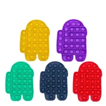 Among us Pop It Fidget Toy Push Pop Bubble Sensory Fidget Toy Stress Relief For Kids & Adult