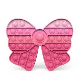 Ombre Bowknot Pop It Fidget Toy Push Pop Bubble Sensory Fidget Toy Stress Relief For Kids & Adult