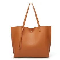 Women Handbag Large Work Solid Color Tote Bags