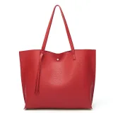 Women Handbag Large Work Solid Color Tote Bags