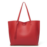 Women Handbag Large Work Solid Color Tote Bags