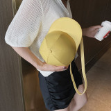Women Crossbody Hat Shaped Zipper Handbags