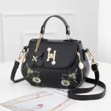 Women Crossbody Embroidered Square Handbags