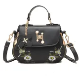 Women Crossbody Embroidered Square Handbags