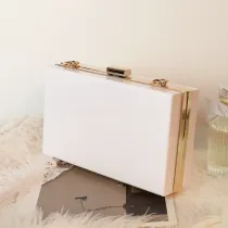 Women Crossbody Clear Box Square Handbags