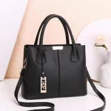 Women Crossbody Solid Color PU Large Tote Bags