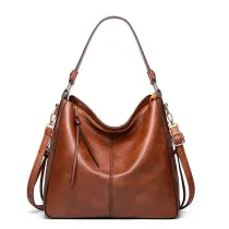 Women Shoulder Strap Bags Soft Leather PU Large Tote Handbags