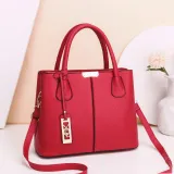 Women Crossbody Solid Color PU Large Tote Bags