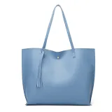 Women Handbag Large Work Solid Color Tote Bags