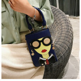 Women Crossbody Cartoon Personalized Mobile Phone Handbags