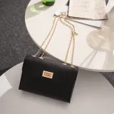 Women Shoulder Bags Crossbody Solid Color Chain Square Handbags