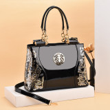 Women Crossbody Embroidery Sequins Leather Luxury Large Tote Bags
