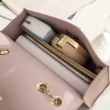 Women Shoulder Bags Crossbody Solid Color Chain Square Handbags