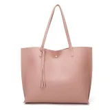 Women Handbag Large Work Solid Color Tote Bags