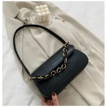 Women Shoulder Bags Armpit Underarm Alligator Handbags