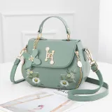 Women Crossbody Embroidered Square Handbags