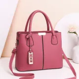 Women Crossbody Solid Color PU Large Tote Bags