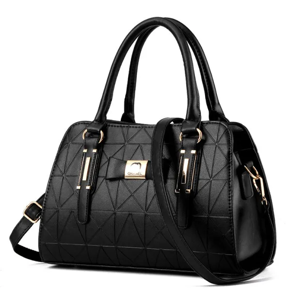 Women Solid Color Bowknot Handbag Crossbody Large Tote Bags