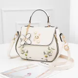 Women Crossbody Embroidered Square Handbags