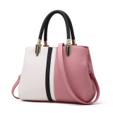 Women Shoulder Strap Bags Color Matching Large Tote Handbags