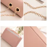 Women Shoulder Bags Crossbody Solid Color Chain Square Handbags