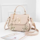 Women Crossbody Embroidered Square Handbags