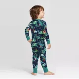 Jurassic Dinosaurs Santa Claus Christmas Family Matching Sleepwear Pajamas Sets With Dog Cloth