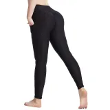 Women High Waist Tiktok Butt Slim-Fitting Pocket Seamless Yoga Leggings Breathable Workout Fitness Pants