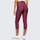 Women High Waist Yoga Leggings with Pockets Tummy Control Running Stretch Workout Fitness Pants