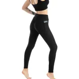 Women Fashion Pocket Bubble Yoga Leggings High Elastic-lifting Buttocks Slimming Sweat Absorbing Pants