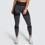 Women Seamless Hip Hygroscopic Yoga Leggings Sport Tights Workout Fitness Pants